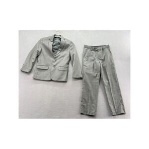 Classic Club Gold Label Suit Boys 8 Heather Gray 2 Piece Set Blazer and Pants